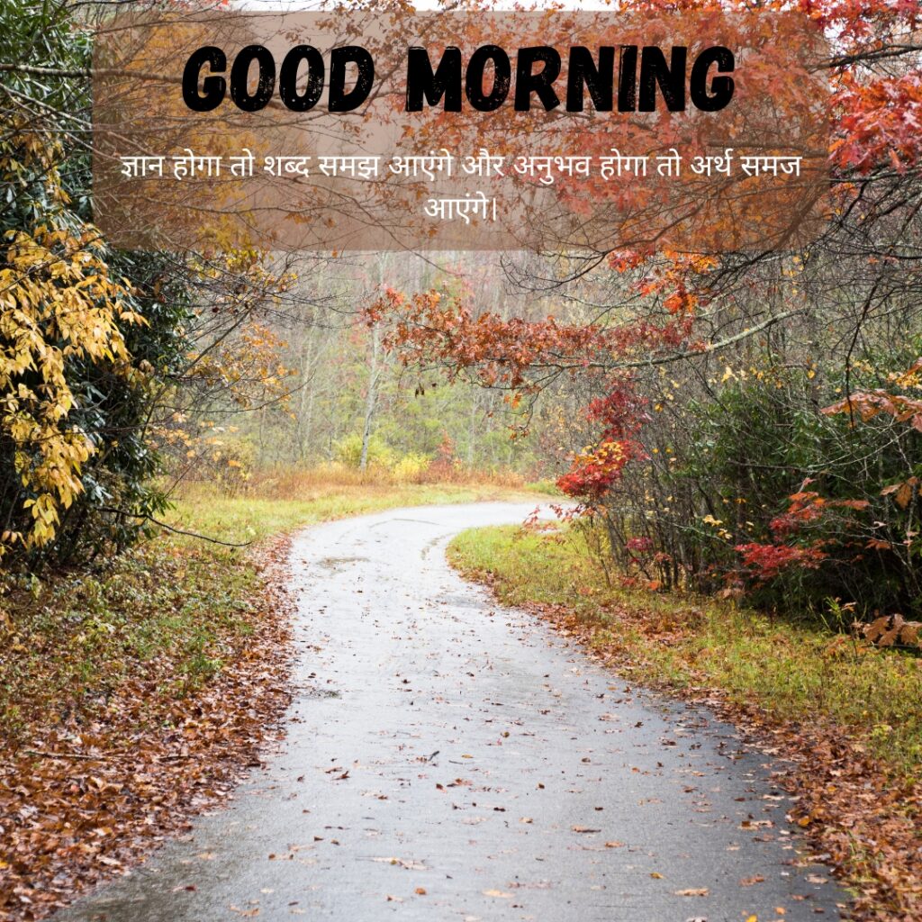 Beautiful GOOD MORNING images in hindi with quotes for WhatsApp